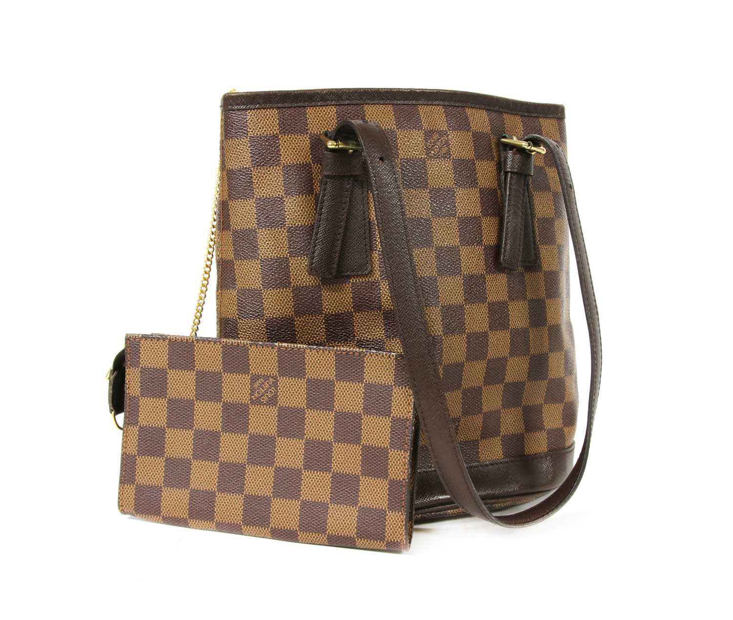 A Louis Vuitton Damier Ebène 'Marais' shoulder bag,