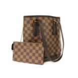 A Louis Vuitton Damier Ebène 'Marais' shoulder bag,