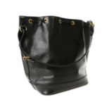 A Louis Vuitton black Epi leather 'Noé' shoulder bag,