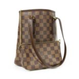 Louis Vuitton 'Marais' Damier Ebène bucket bag,