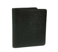 A Louis Vuitton black Epi leather 'Porte-Billets 6' wallet,