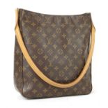 A Louis Vuitton monogrammed canvas 'Looping' shoulder bag,