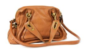 A Chloé tan leather 'Paraty' handbag,