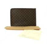 A Louis Vuitton monogrammed canvas document case,