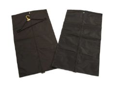 Two Louis Vuitton nylon garment covers