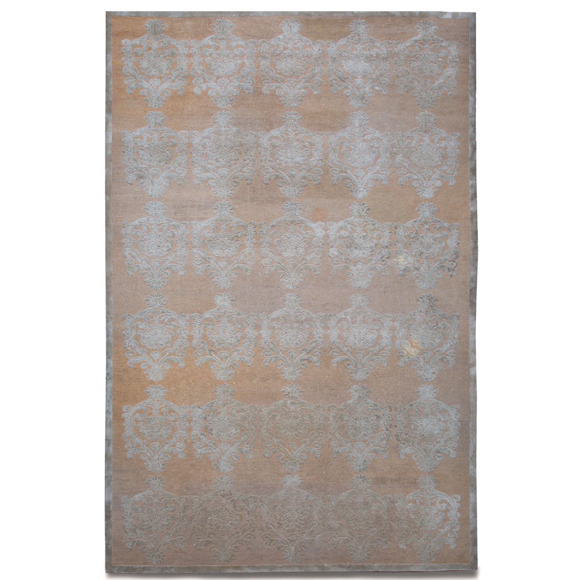 ƒƒ TAI PING - Important tapis rectangulaire tufté, décor d'un semis de rinceaux [...]