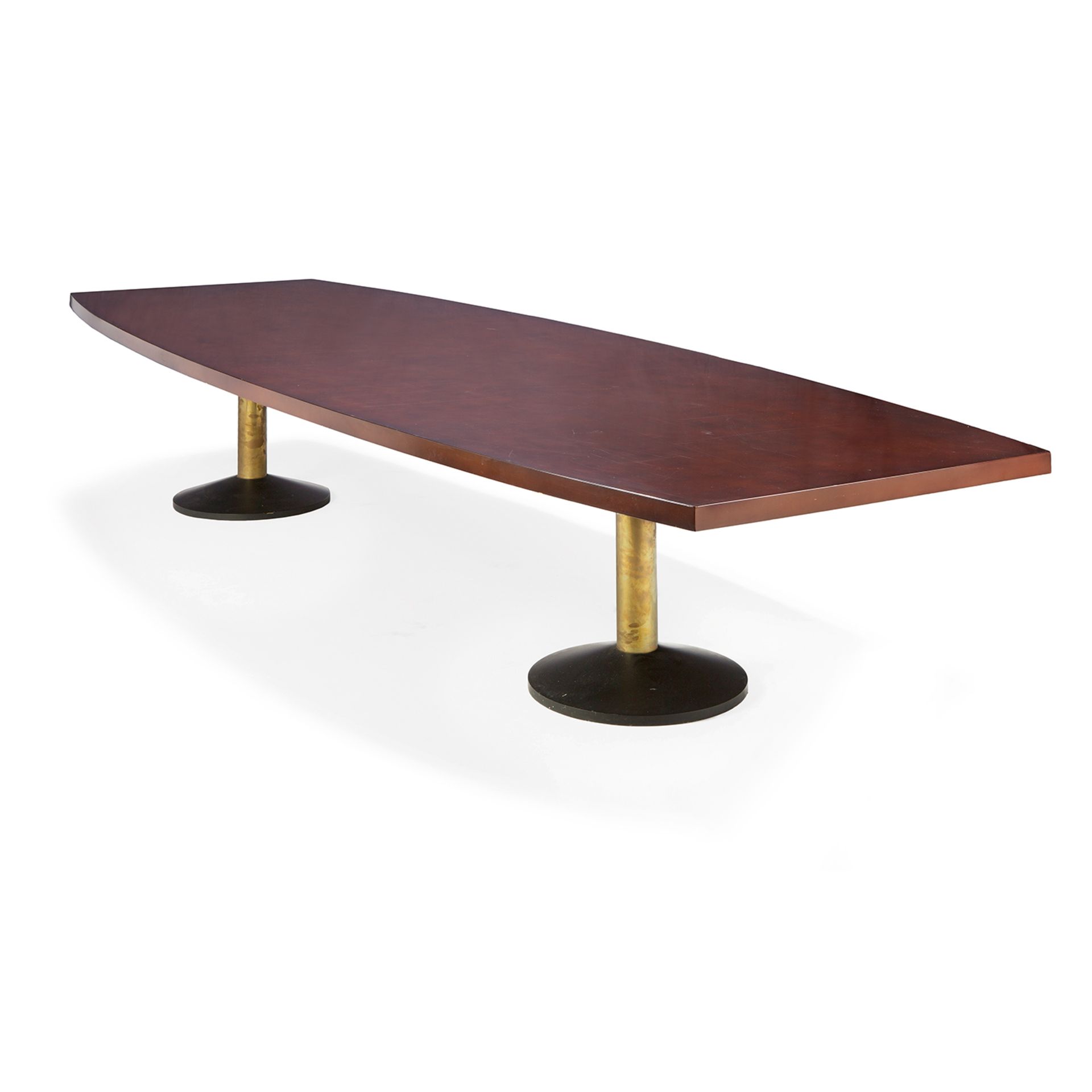 FRANCO ALBINI (1905-1977) & POGGI (ÉDITEUR) - Grande table de conférence à [...]