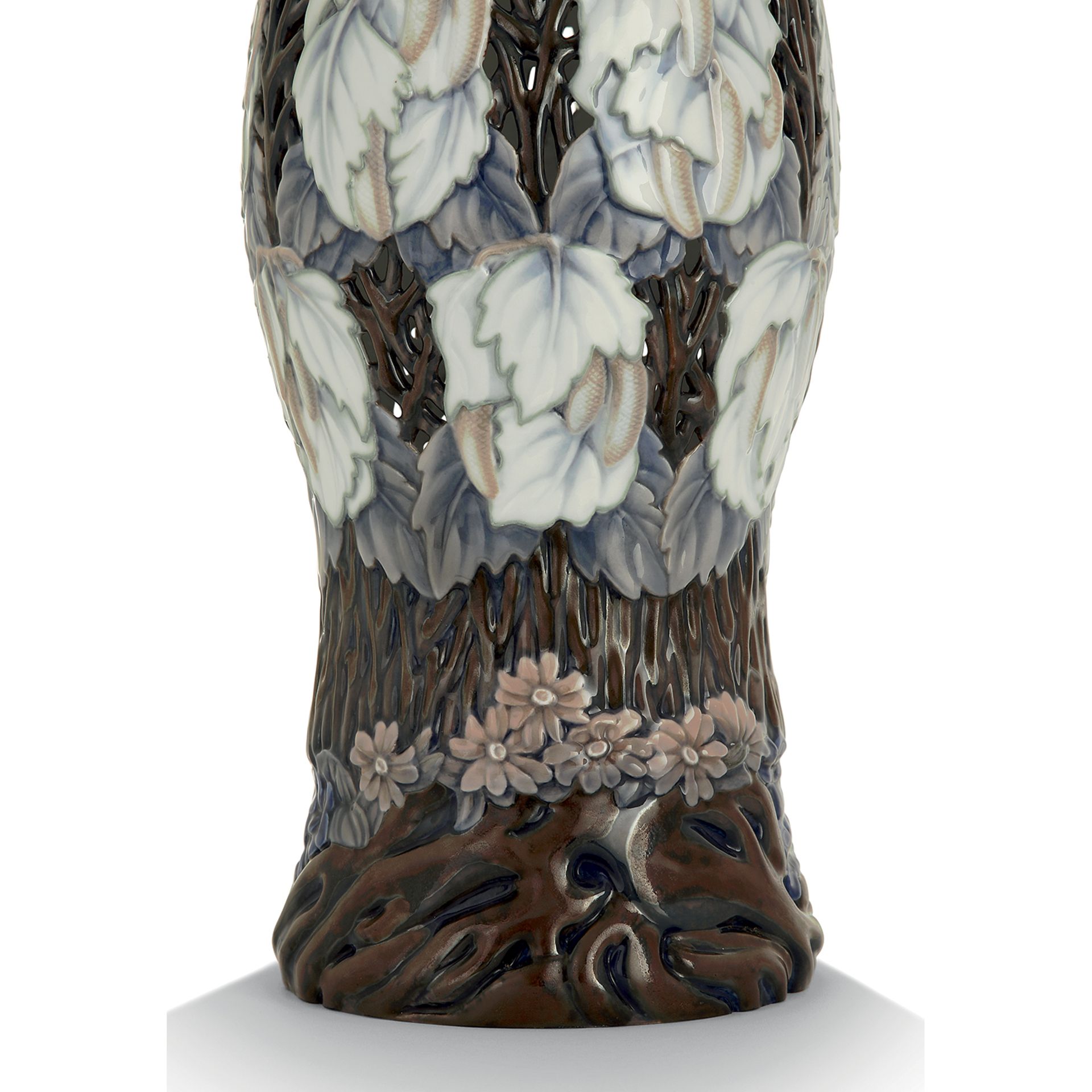 EFFIE HEGERMANN LINDENCRONE (1860 -1945) & BING-GRØNDAHL (MANUFACTURE) - Vase [...] - Image 4 of 7