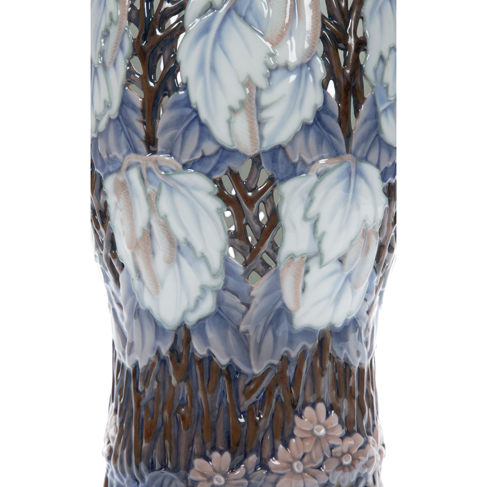 EFFIE HEGERMANN LINDENCRONE (1860 -1945) & BING-GRØNDAHL (MANUFACTURE) - Vase [...] - Image 2 of 7