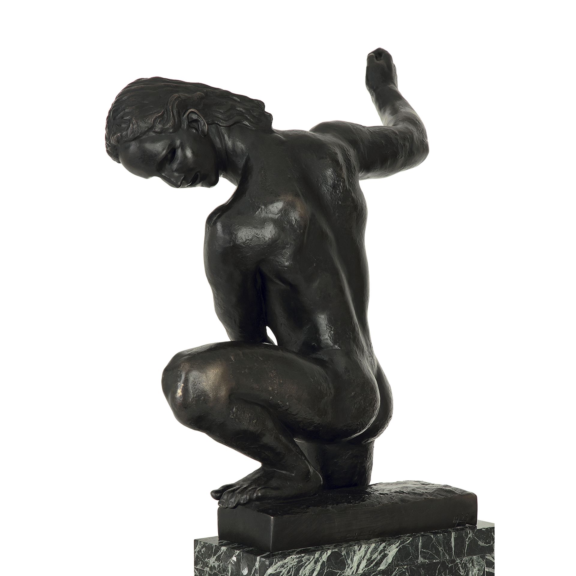 VICTOR ROUSSEAU (1865-1954) - DIONYSOS - Épreuve en bronze à patine noire. [...] - Image 4 of 4