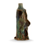 FÉLIX-OPTAT MILET (1838-1911) - Vase tronconique en grès, corps recouvert d'une [...]