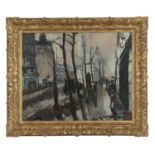 GEN PAUL (1895-1975) - PARIS SOUS LA PLUIE, VERS 1922 - Huile sur toile - Signée [...]