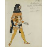 LÉON BAKST (1866-1924) - PROJET DE COSTUME POUR LE MARTYRE DE SAINT SÉBASTIEN - [...]