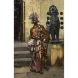 ATTRIBUÉ À RUDOLF ERNST (1854-1932) - LE GARDIEN DU PALAIS - THE PALACE GUARD - [...]