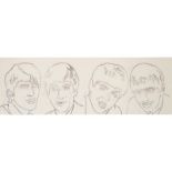 ANDY WARHOL (1928-1987) - THE BEATLES, 1980 - Sérigraphie sur acétate - [...]