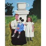 BERNARD RANCILLAC (né en 1931) - LA MAMAN DE MICKEY, 2013 - Acrylique sur toile - [...]