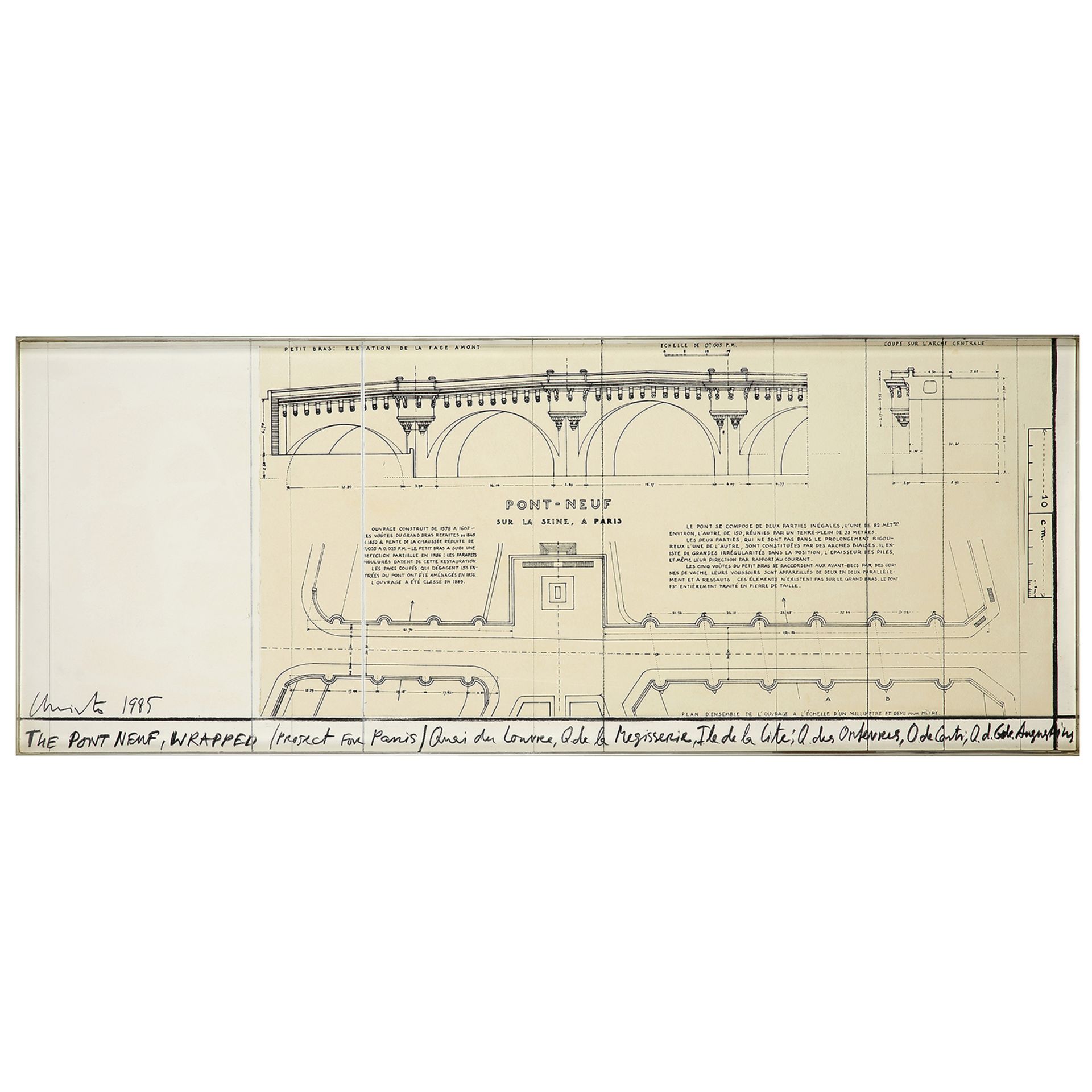 CHRISTO (1935-2020) et JEANNE-CLAUDE (1935-2008) - The Pont Neuf, Wrapped (Project [...] - Bild 5 aus 5