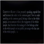 Joseph Kosuth (né en 1945) - Lex and Ligare (IVc), 2002 - Sérigraphie sur verre [...]