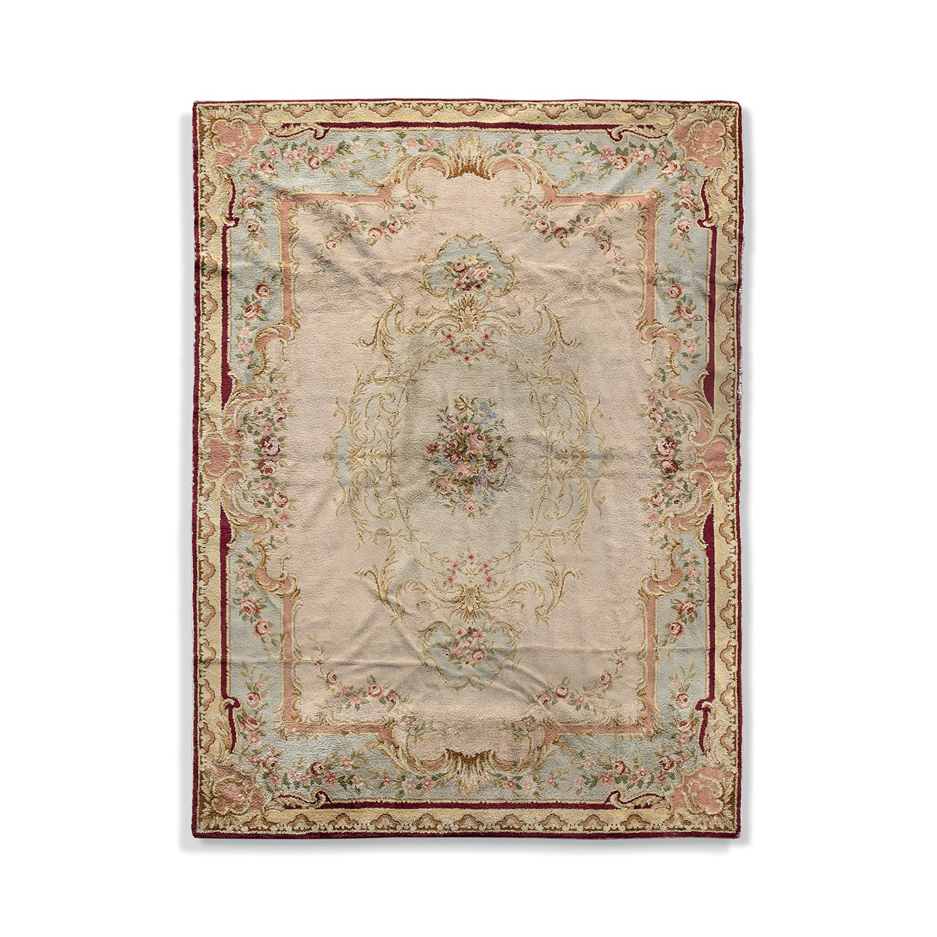 TAPIS AU POINT NOUÉ, DIT DE LA SAVONNERIE, AUBUSSON, DÉBUT DU XXe SIÈCLE - à [...] - Bild 2 aus 2