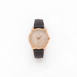 JAEGER LECOULTRE - RESERVE DE MARCHE - ANNEES 50 - Montre bracelet en or rose sur [...]