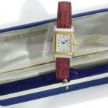 JAEGER LECOULTRE - REVERSO LADY DUETTO. RÉF. 266.5.44 - Montre bracelet de dame en [...]