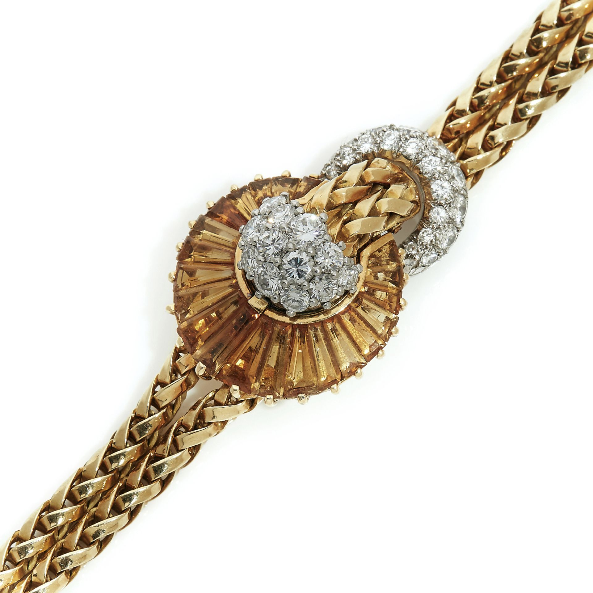 OMEGA - DUOPLAN - ANNEES 40 - Montre bracelet de dame à capot en or jaune, [...] - Image 2 of 4