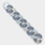 SEAMAN SCHEPPS - MAGNIFIQUE BRACELET AGATE BLEUE ET SAPHIRS - Les grands maillons [...]