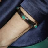 BOUCHERON ANNEES 1965-1970 - RARE BRACELET JONC ECAILLE ET CHRYSOPRASE - Il est [...]