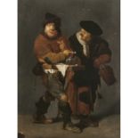 Pieter de BLOOT (Rotterdam, 1601-1658) - Les marchands ambulants - Panneau, une [...]