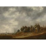 Attribué à Willem Gillisz KOOL (1608-1666) - Retour de pêche sur la plage de [...]