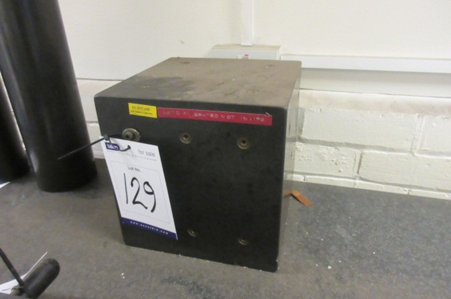 12" granite inspection cube