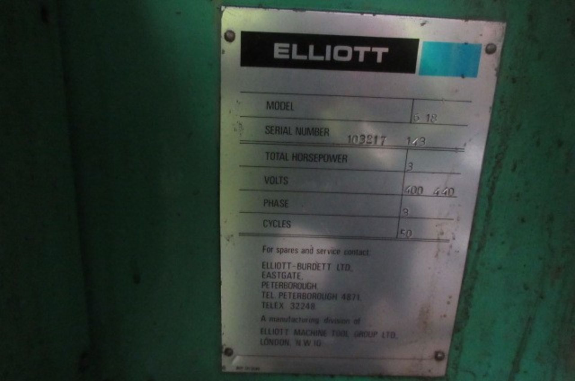 Elliott 618 surface grinder - Image 4 of 4