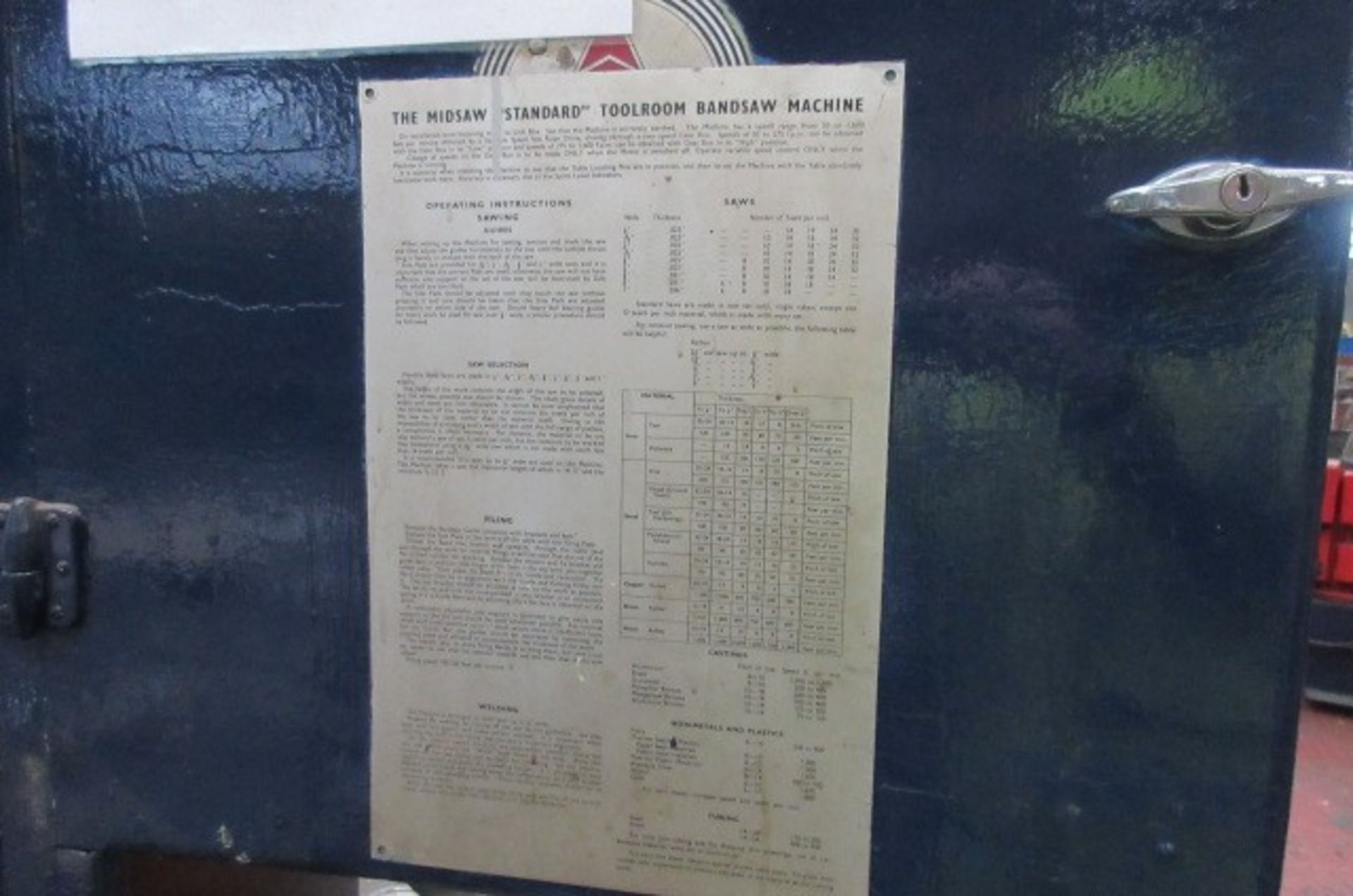 Midsaw Standard bandsaw - Image 2 of 2