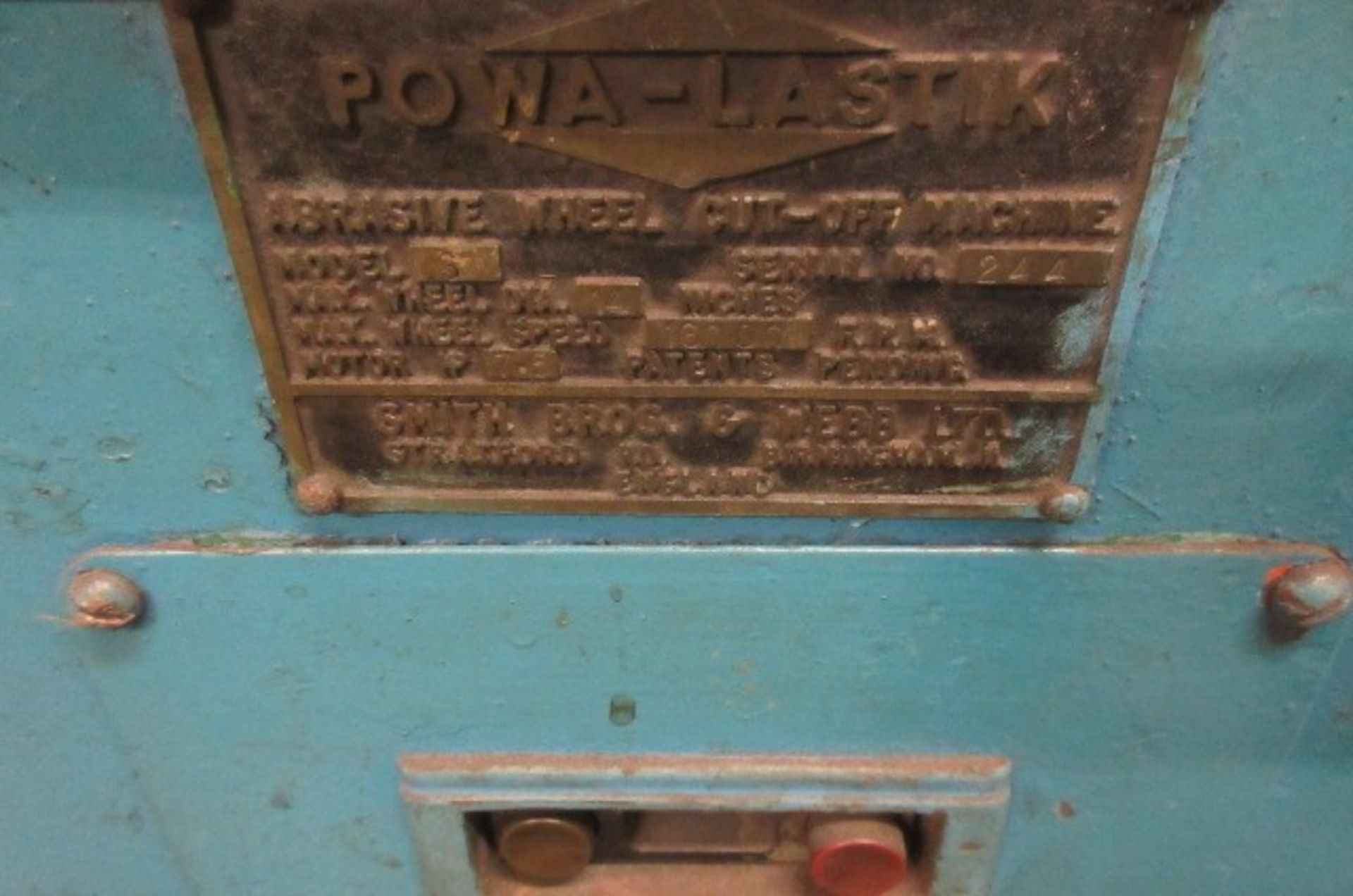 Powa-Lastik cut-off machine - Image 3 of 3