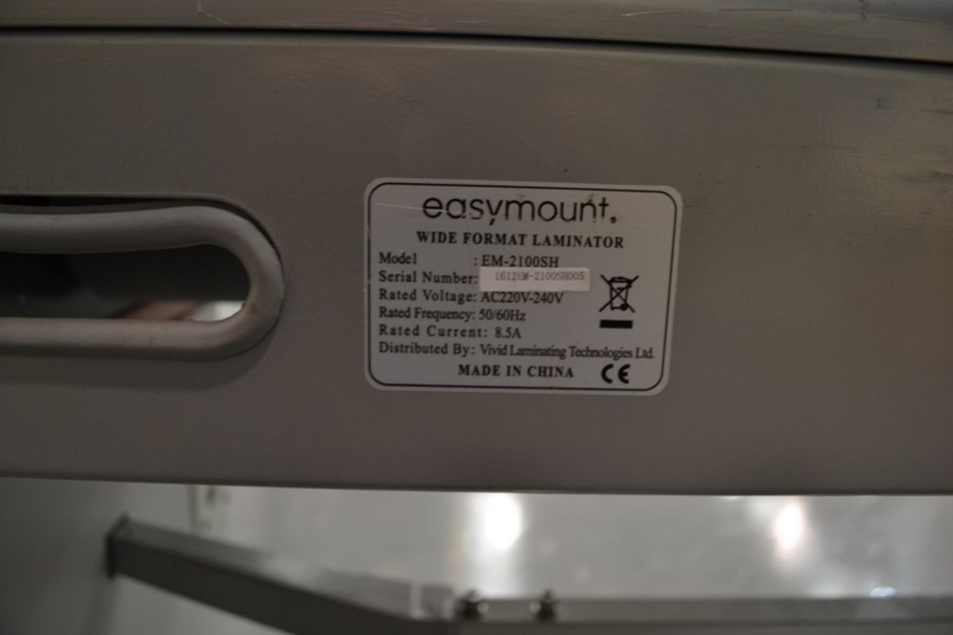 Easymount EM2100SH Wide Format Laminator - Image 4 of 4