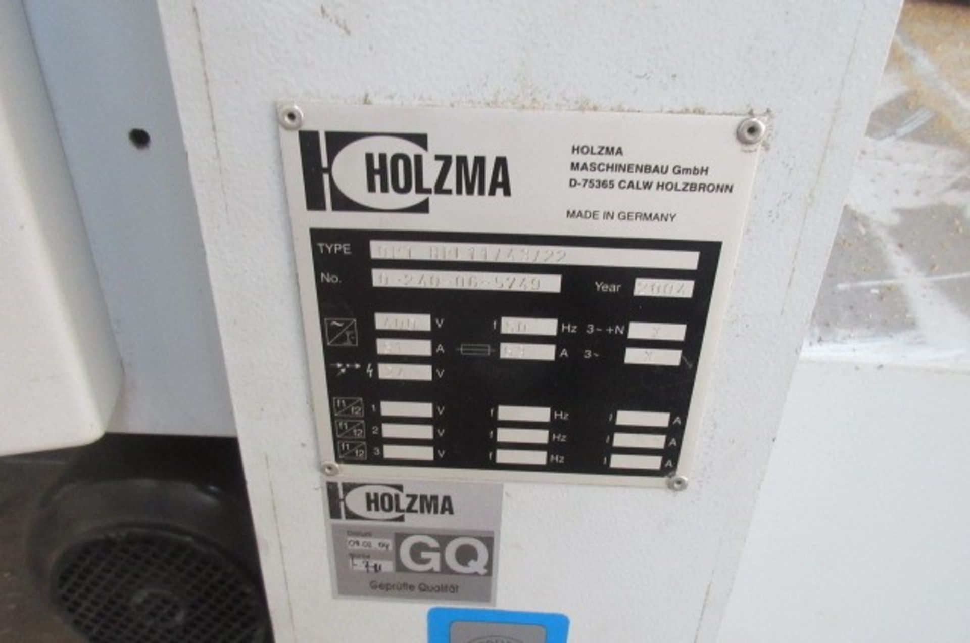 Holzma OPT HPL11/43/22 beam saw (2004) - Image 4 of 5