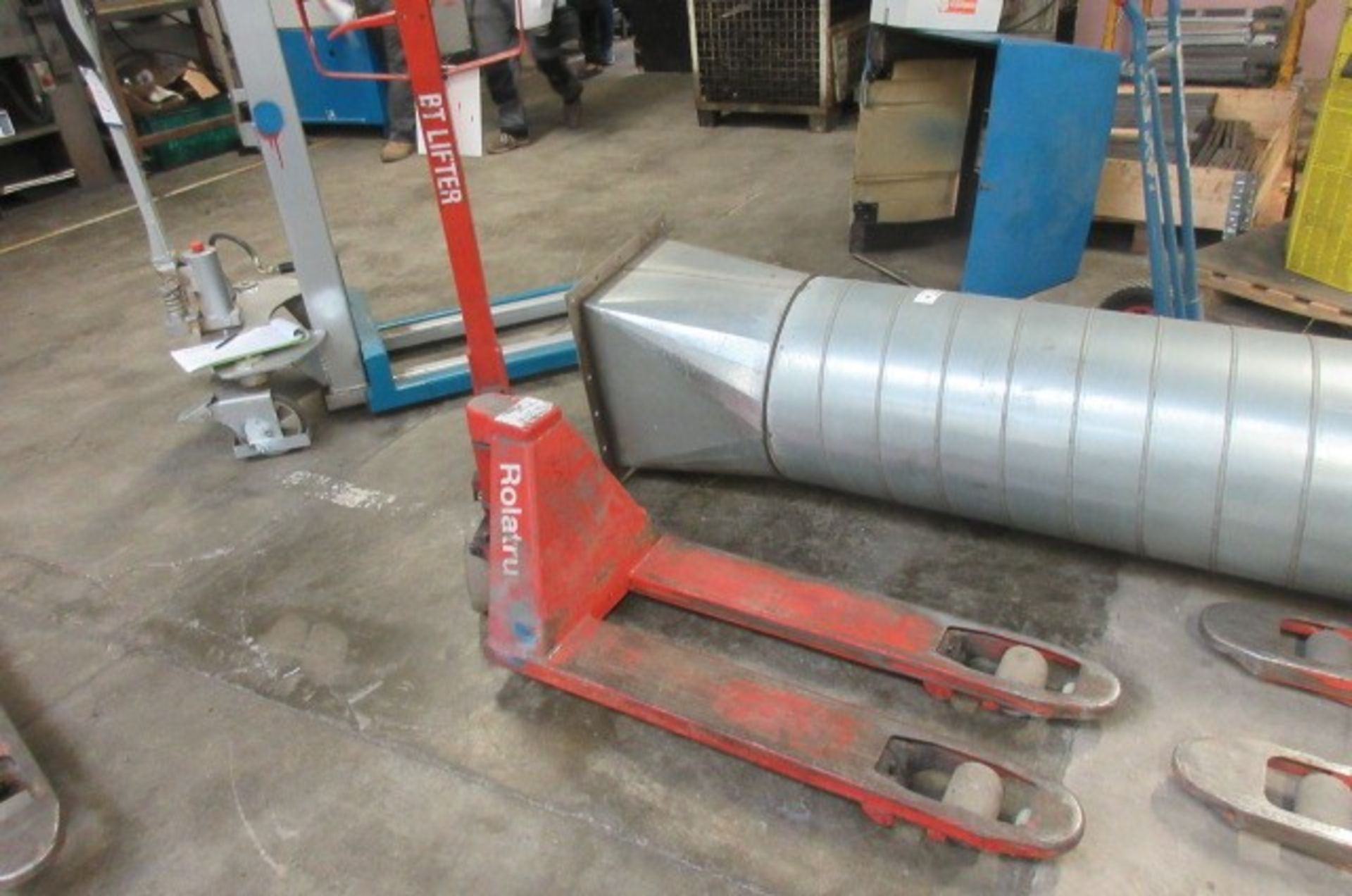 Hand pallet truck with 1m forks