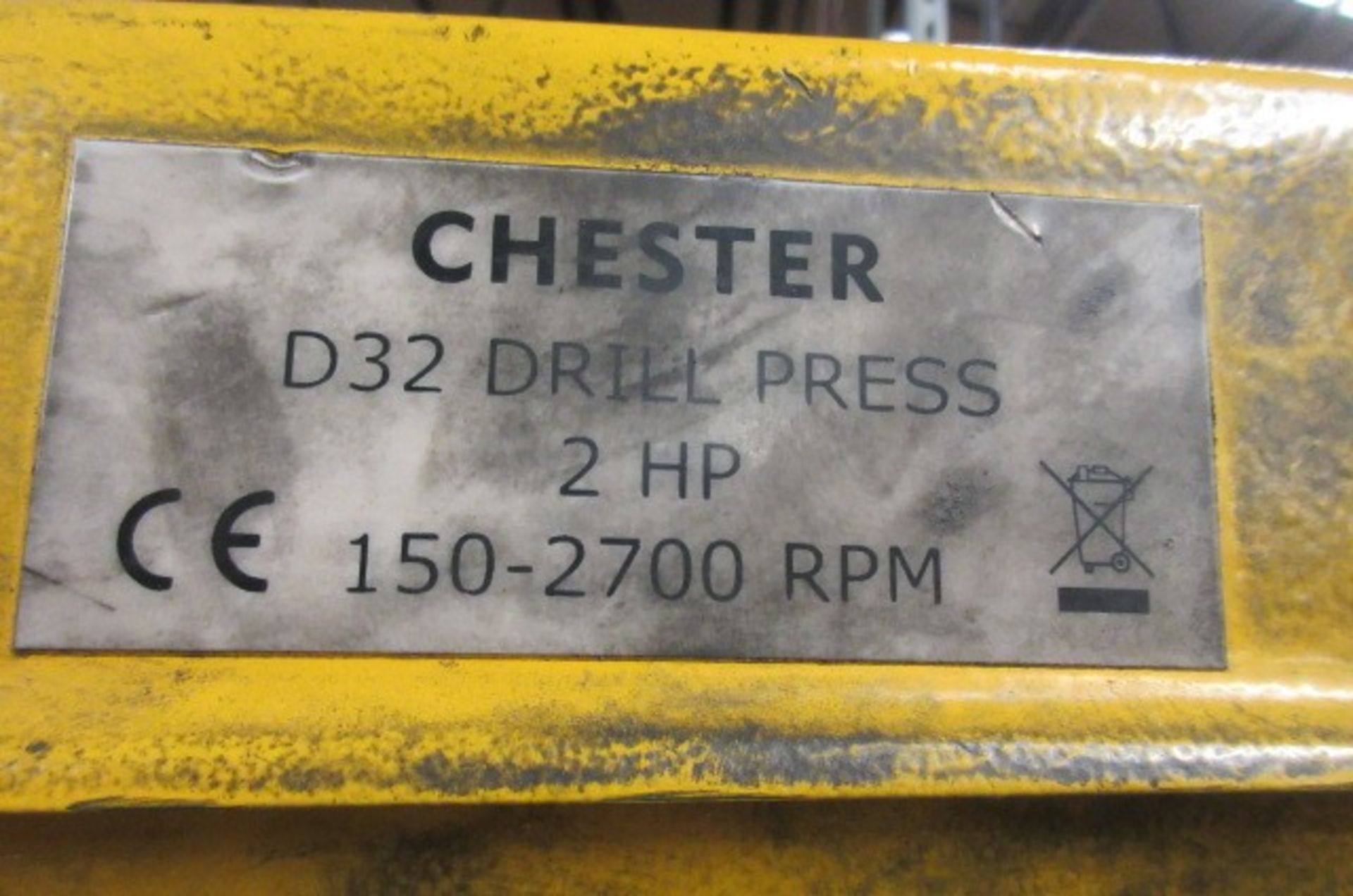 Chester D32 floor mounted pedestal drill - Image 2 of 3