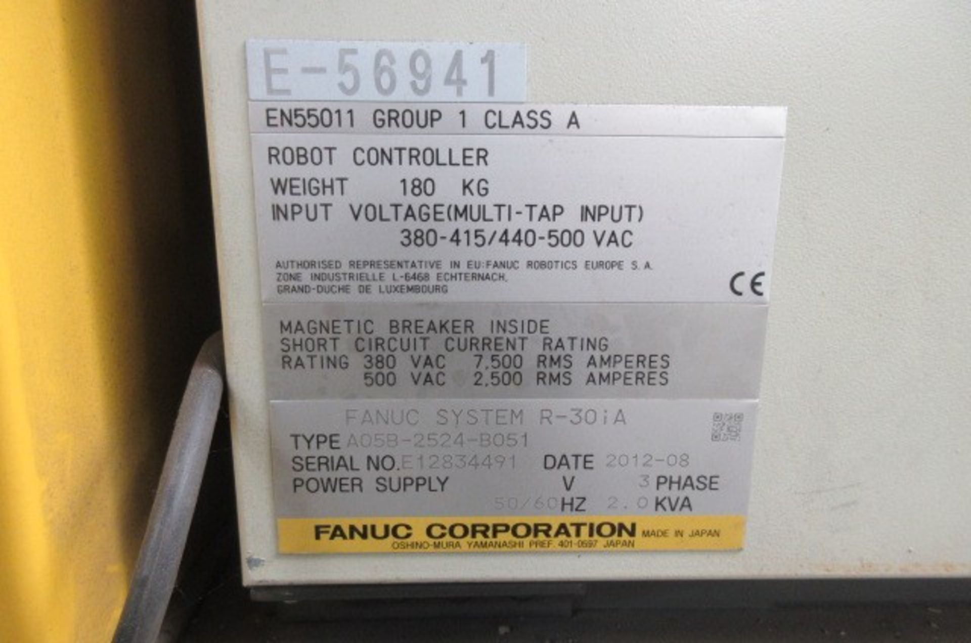 Fanuc Arcmate 100i welding robot (2012), Lincoln S350 rectifier & 4R100 Autodrive wire feed - Image 3 of 12