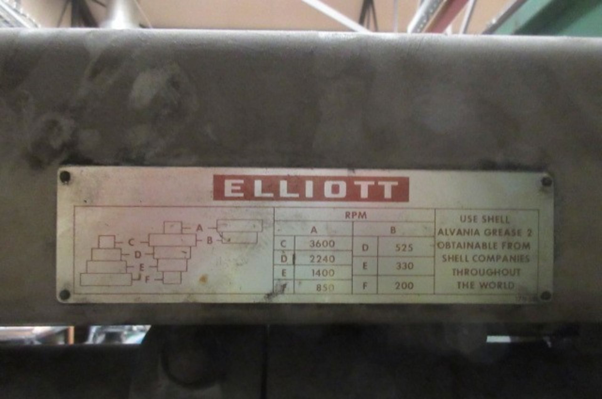 Elliott horizontal milling machine - Image 6 of 7