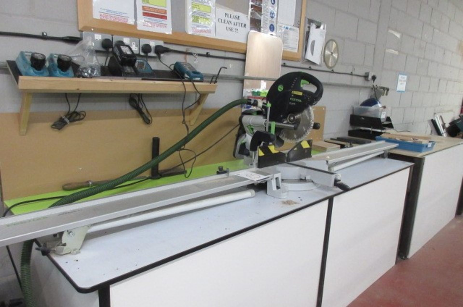 Festool KS120EB pull down compound mitre saw