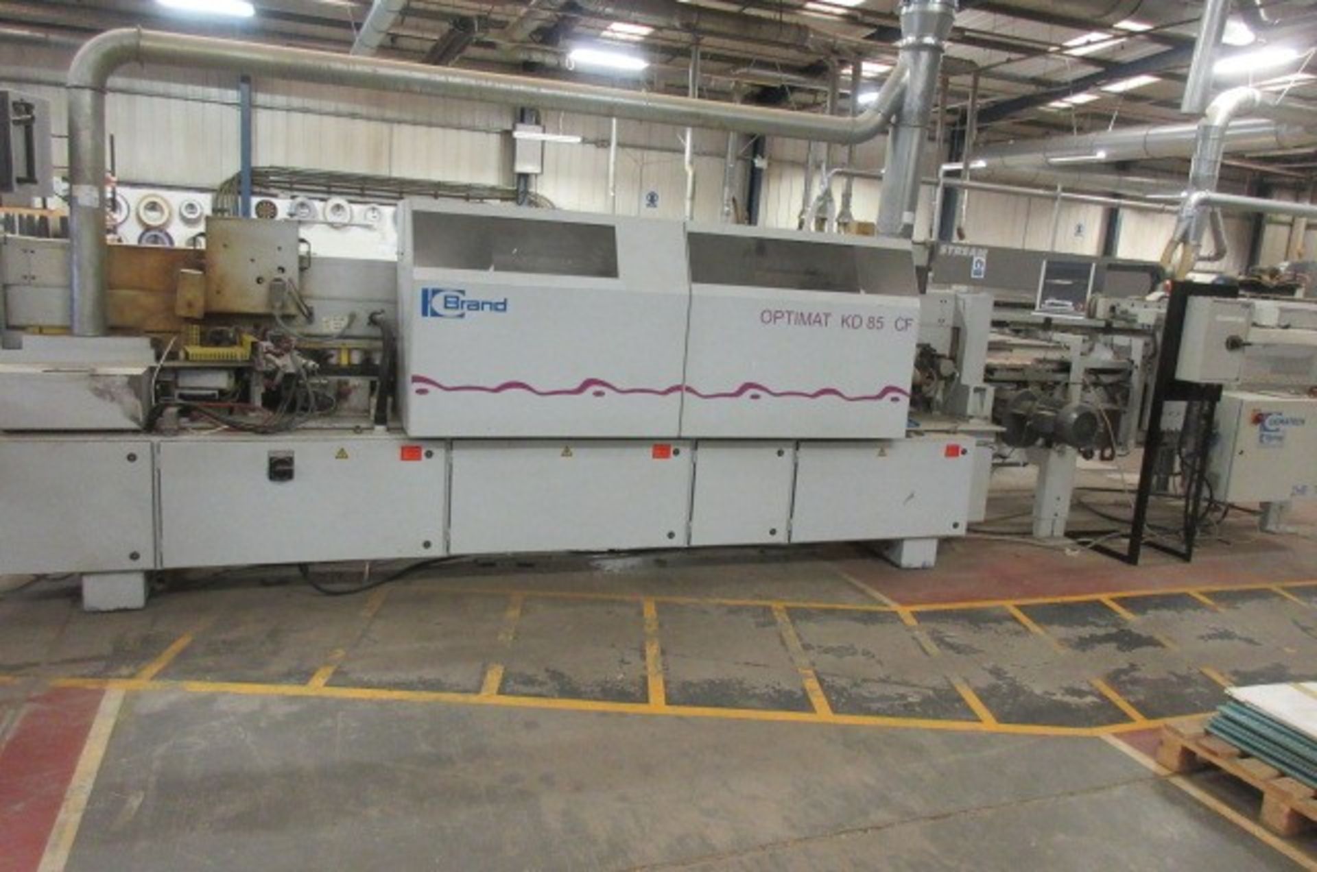 Brandt/Homag Optimat KD 85 CF single sided edge bander (1997)