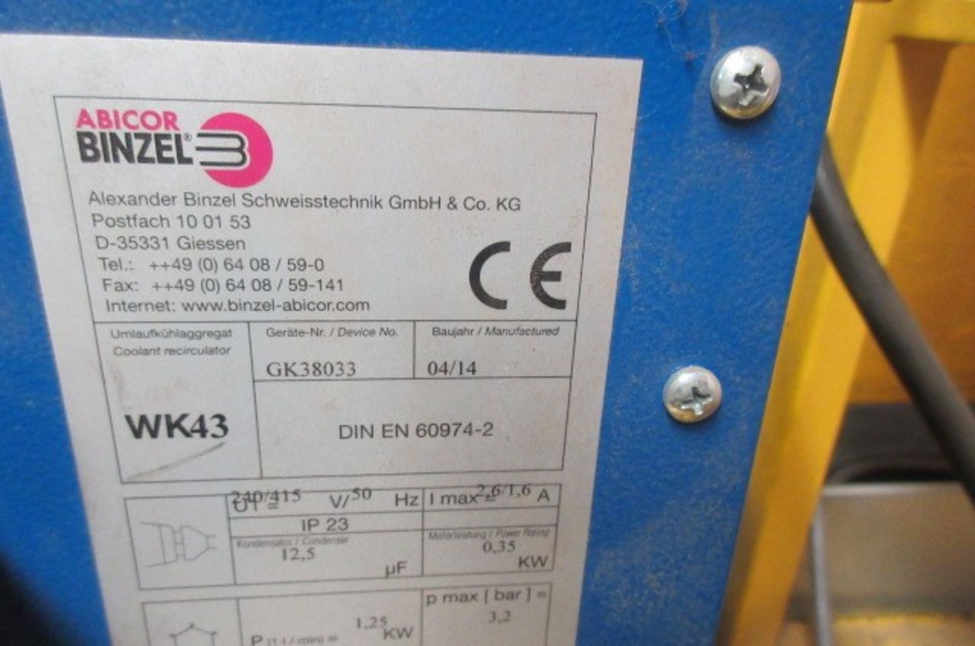 Fanuc Arcmate 100i welding robot (2012), Lincoln S350 rectifier & 4R100 Autodrive wire feed - Image 6 of 12