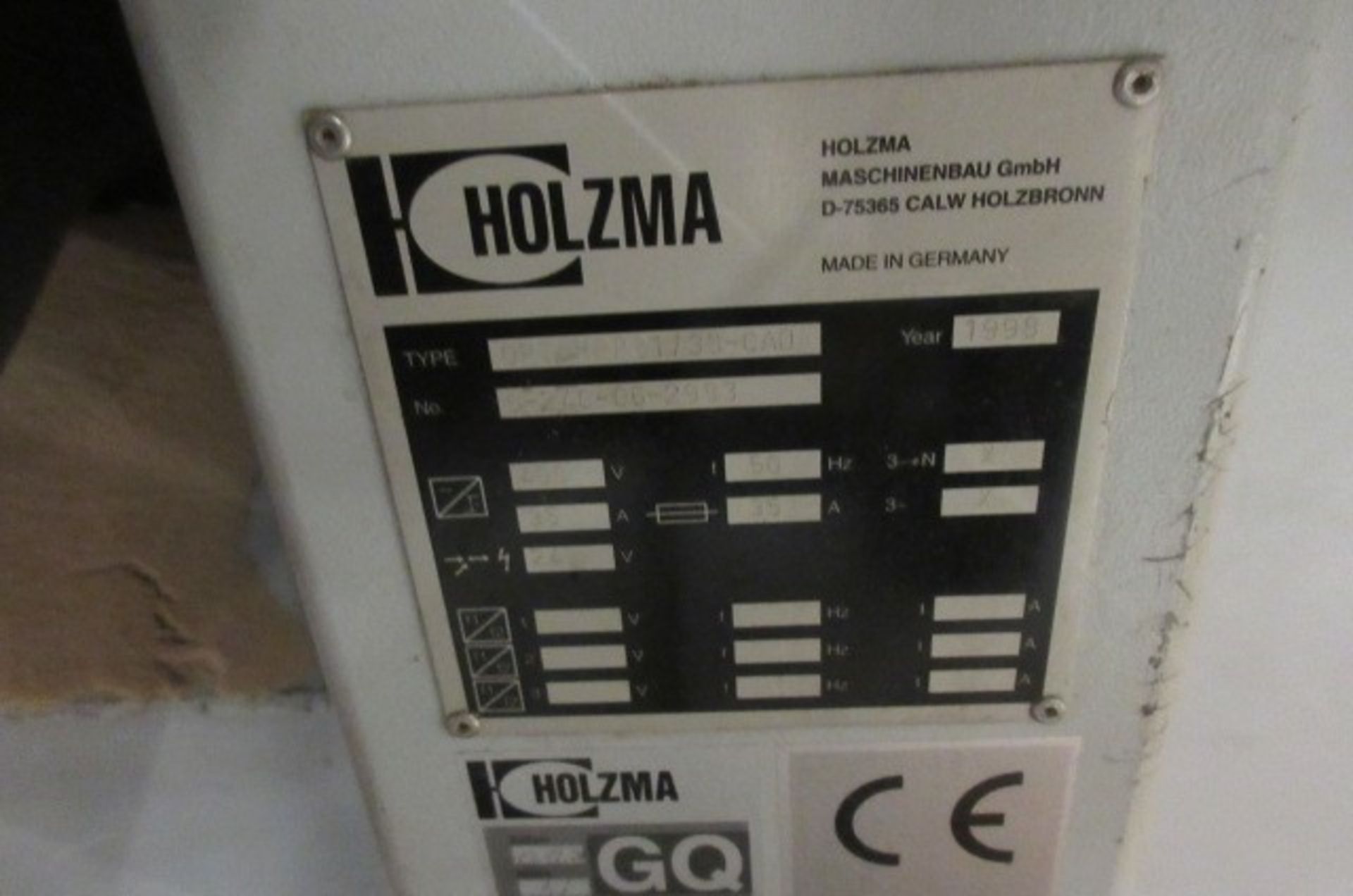 Holzma Optimat PP81/38 CAD beam saw (1998) - Bild 7 aus 8