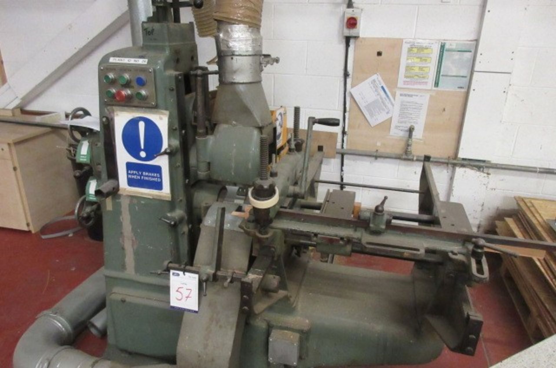 Wadkin EC single sided tenoner