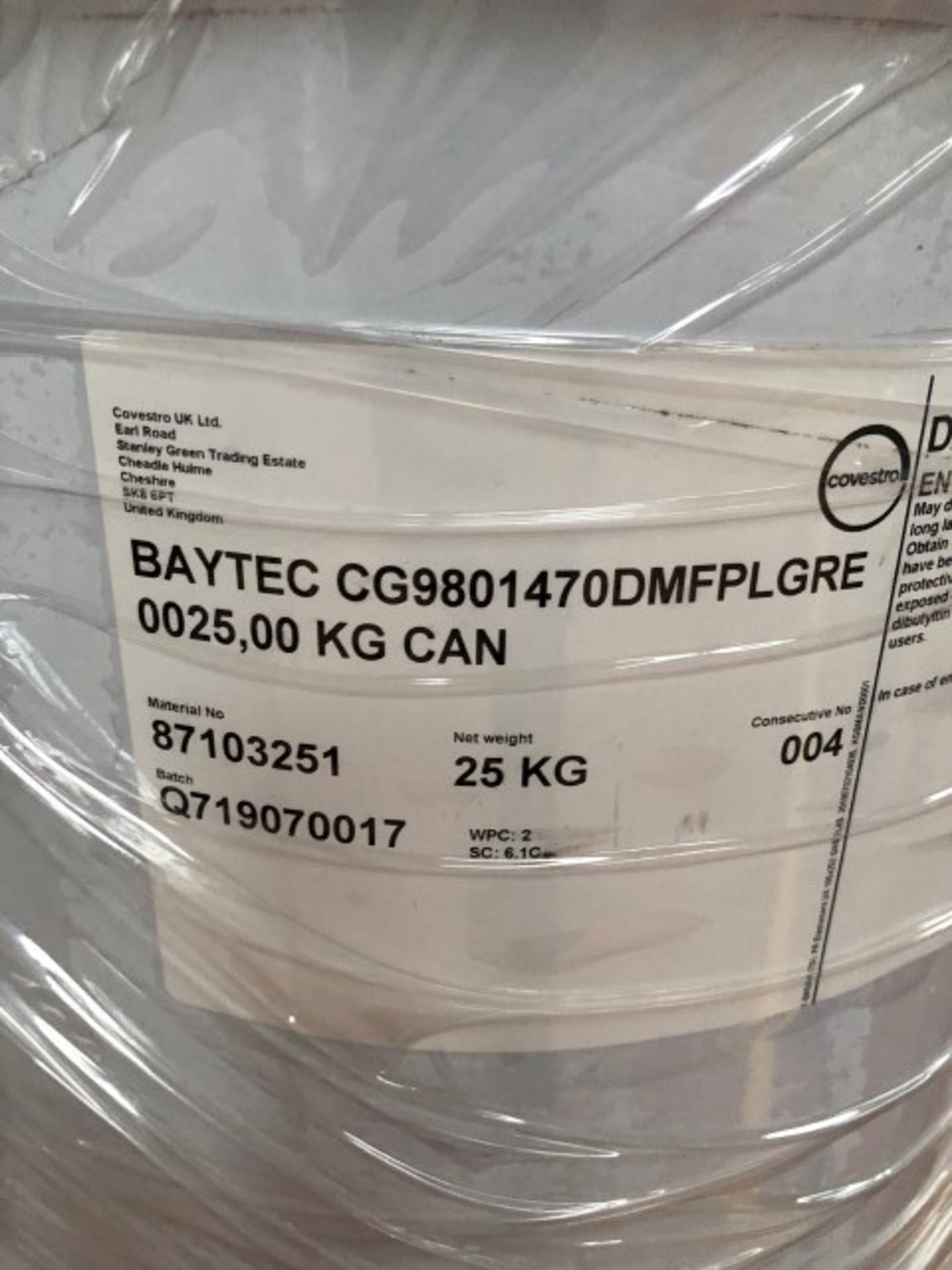 pallet of Baytec PU additive colour - Image 2 of 3