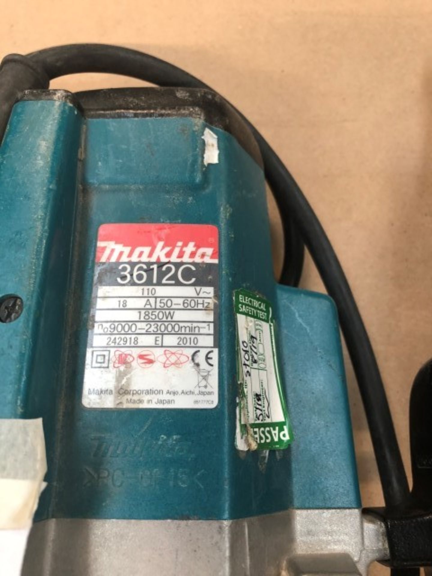 Makita 3612C router - Image 2 of 2