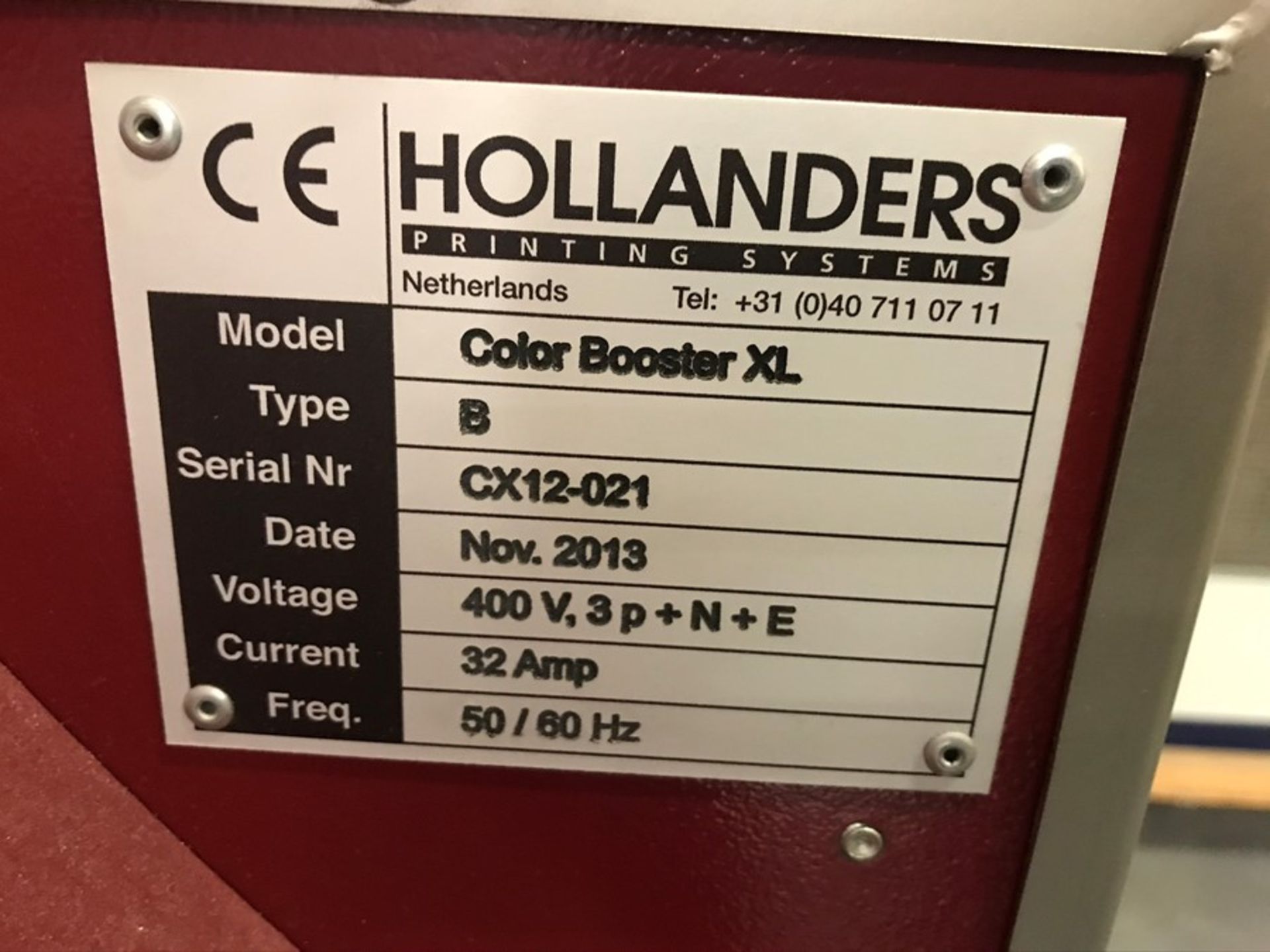 Hollanders Color Booster XL, Type B digital textile printer (2013) - Image 12 of 20