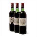 3 bottles 1966 Chateau Lafite-Rothschild