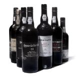 8 bottles Mixed Vintage Port